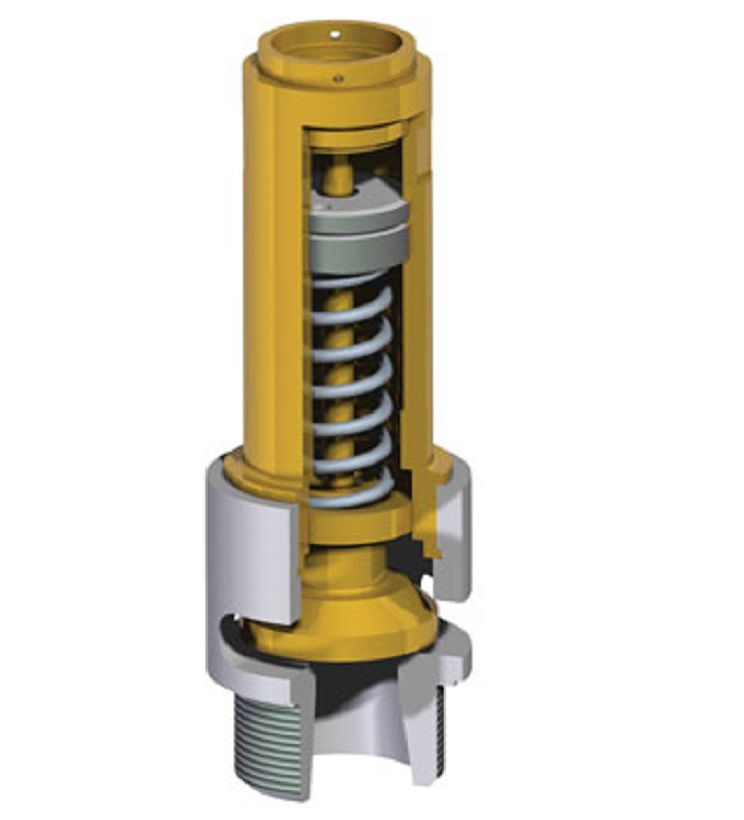 Предохранительный клапан ПРЕГРАН КПП 495-05 латунный резьбовой внешняя резьба.