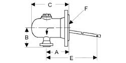 клапан поплавковый Mankenberg NV71 чертеж 1