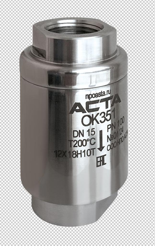 Обратный клапан АСТА-ОК351 PN100/PN160