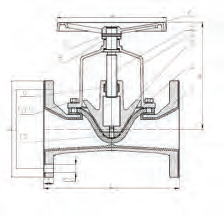 вентиль ABRA-M8(X)FB GGG50 Viton